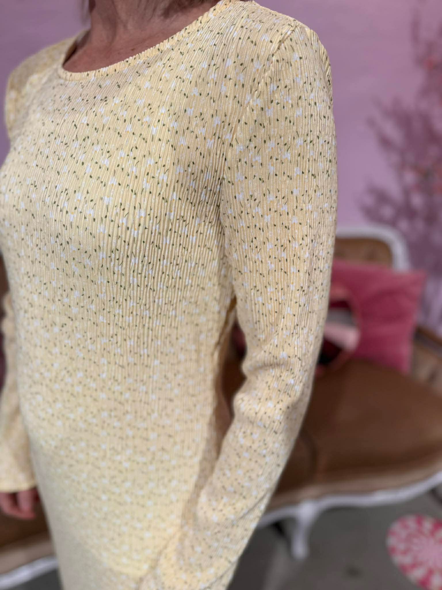 PCFLORA Midi Dress - French Vanilla